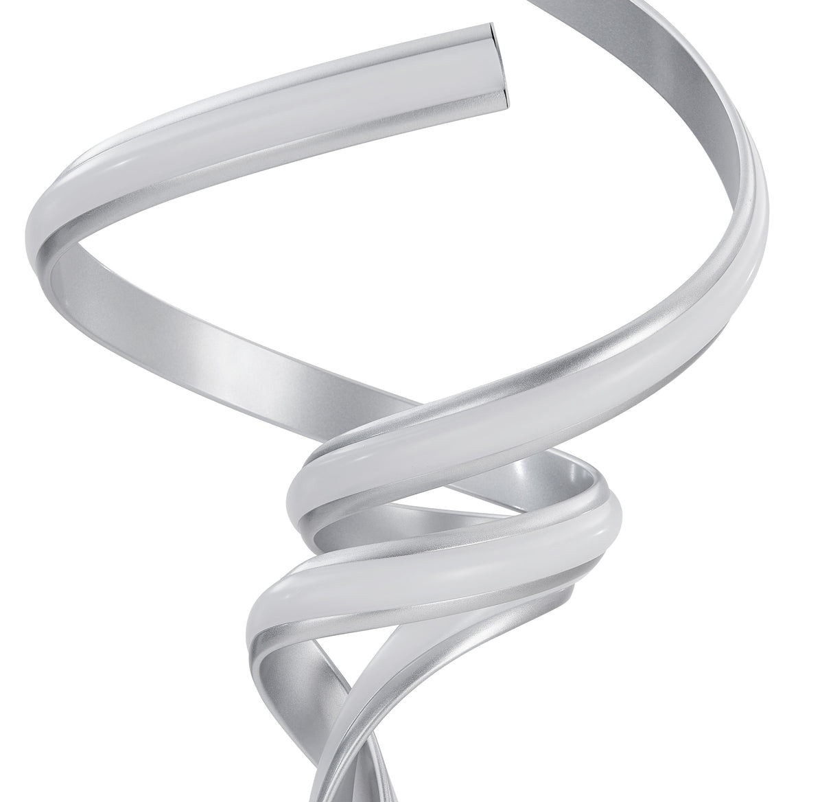 Lámpara de pie Munich LED plateada de 63" // Regulable | Finesse