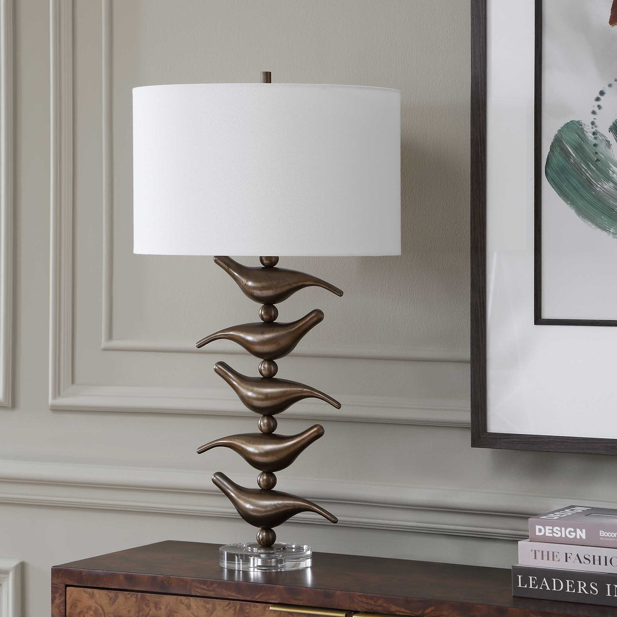 Sing Song Table Lamp - Bronze by Uttermost - View 3