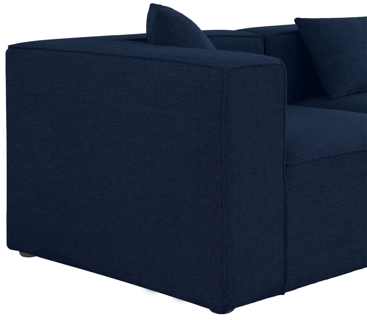 Cube - Modular Sectional 4 Piece - Navy - Fabric | Home Elegance USA