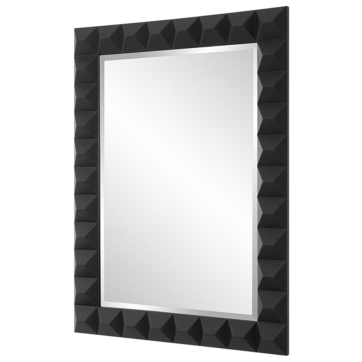 Studded Mirror - Black by Uttermost - View 4