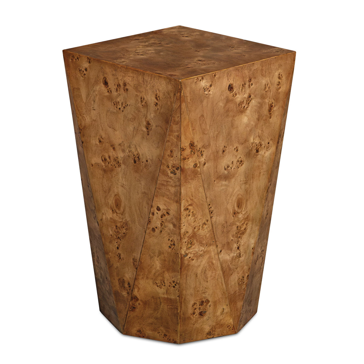 Hughes Geometric Accent Table - Dark Brown by Uttermost - View 1