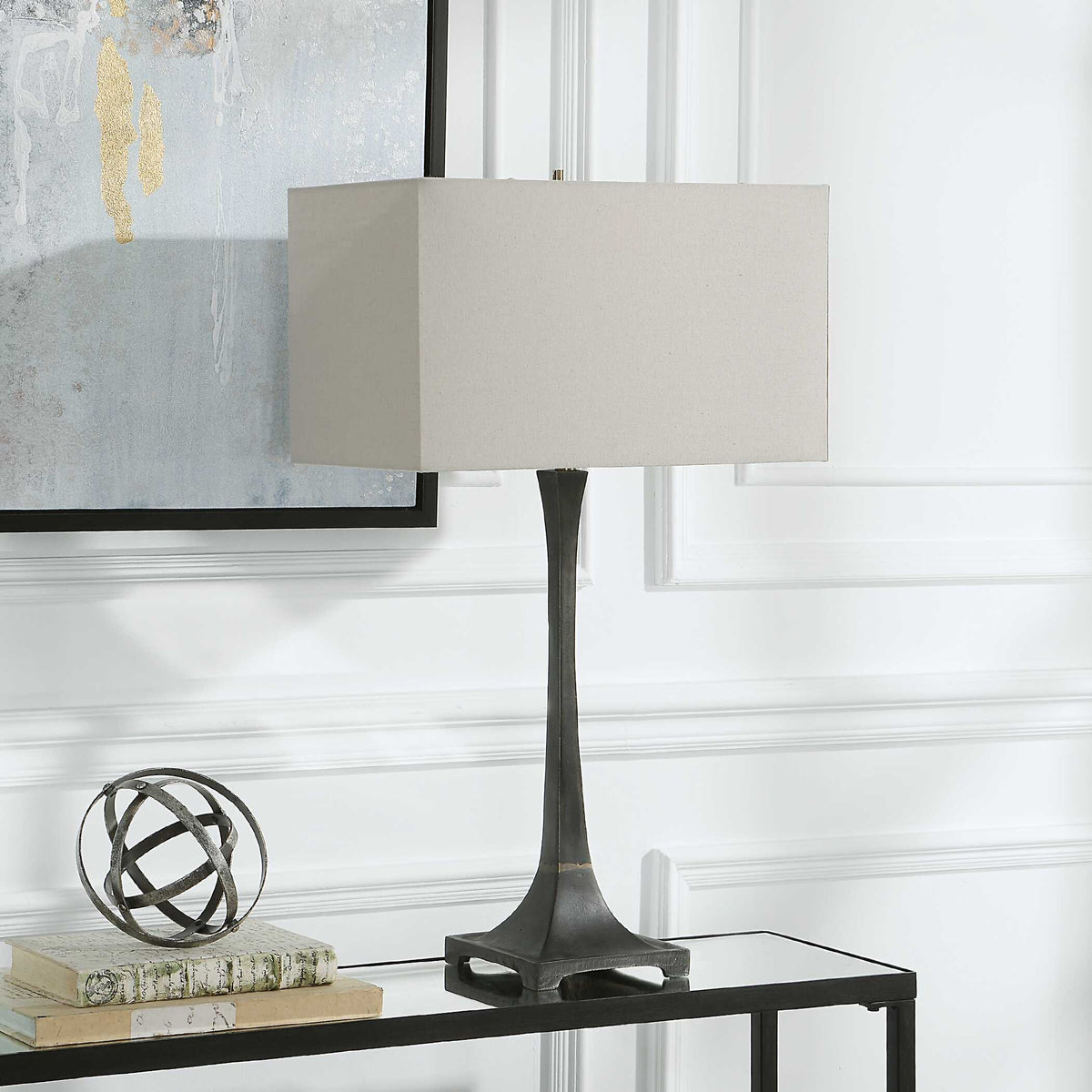 Reydan Table Lamp - Dark Brown by Uttermost - View 3
