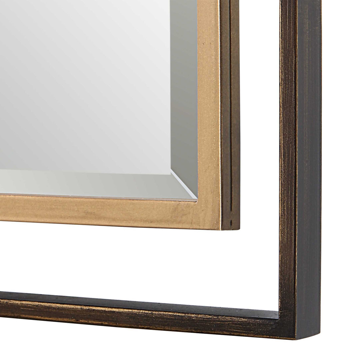 Carrizo Tall Mirror Bronze & Gold - Bronze / Gold by Uttermost - View 5