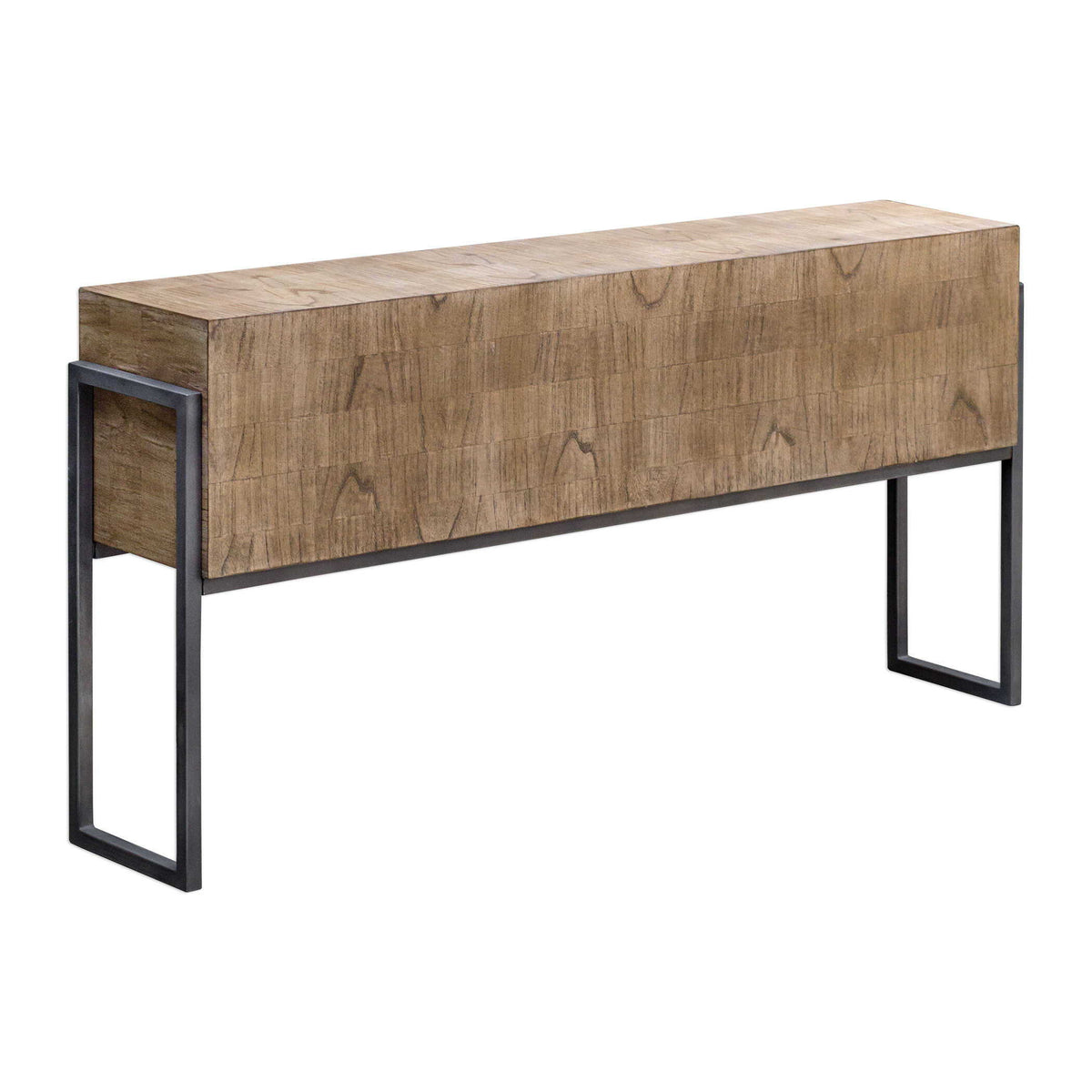 Nevis Contemporary Console Table - Light Brown by Uttermost - View 1