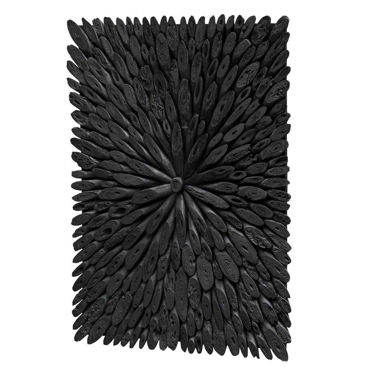 Bahama Wood Wood Wall Decor - Black by Uttermost - View 5