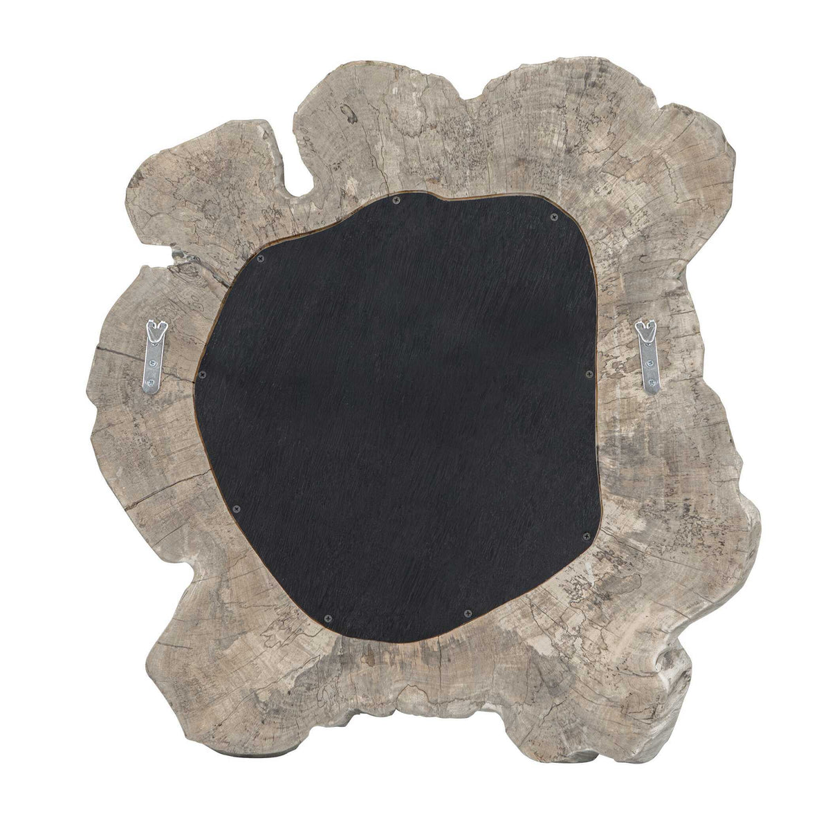 Ariadne Round Mirror Woodtone - Beige by Uttermost - View 6