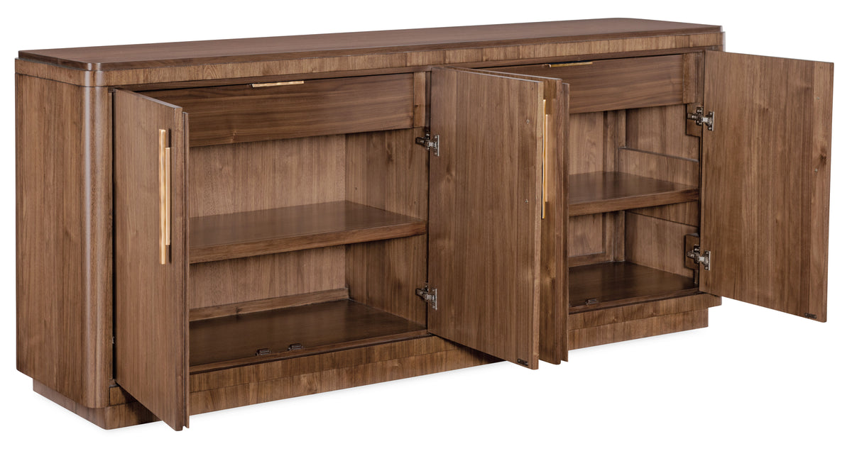 Eleana Buffet Medium Wood - Dark Brown by Hooker Furniture - View 2