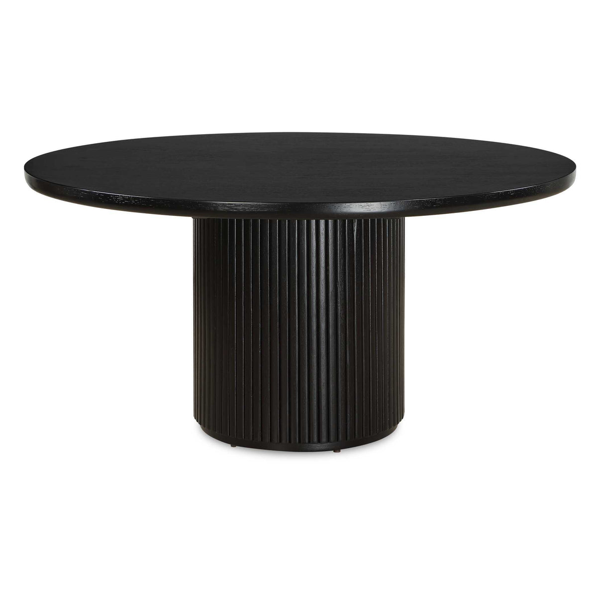 Hersch Round Dining Table - Black by Uttermost - View 1
