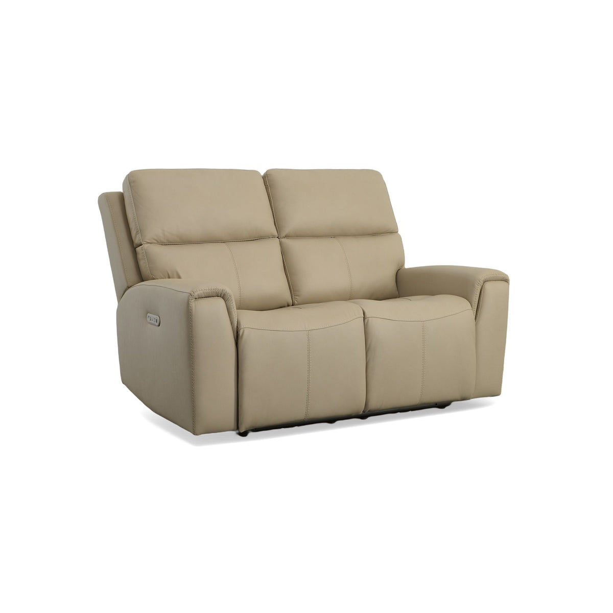 Jarvis Power Reclining Loveseat With Power Headrests - Parchment | Flexsteel