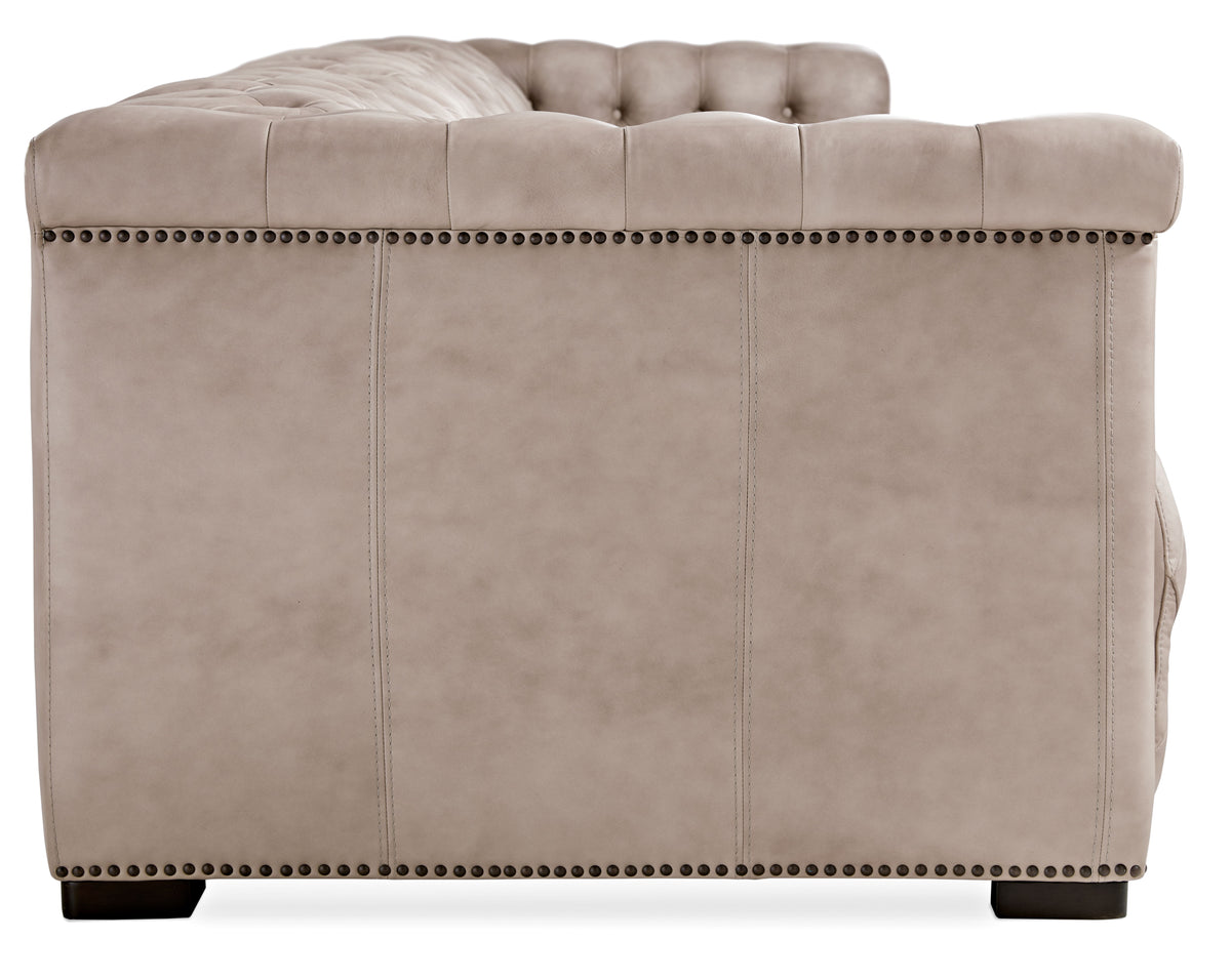 Savion 2 Over 2 Sofa With Power Recline & Power Headrest Giovanni Taupe - Beige by Hooker Furniture - View 5