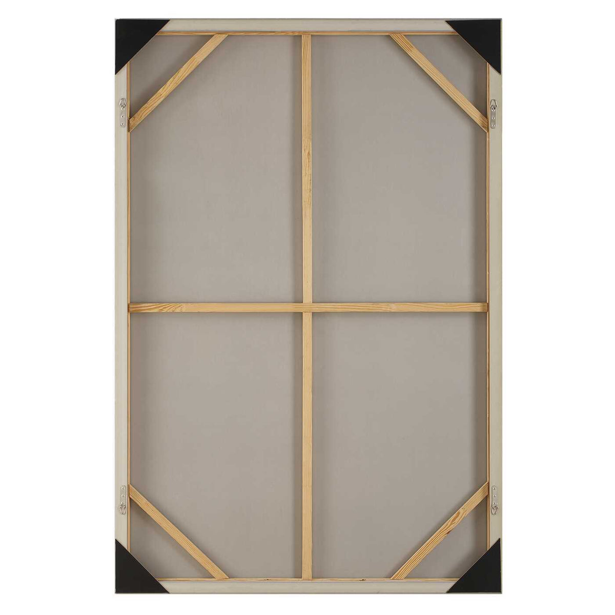 Remedy Hand Painted Modern Canvas Brown / Gray / White / Woodtone - Light Brown / Gray by Uttermost - View 7