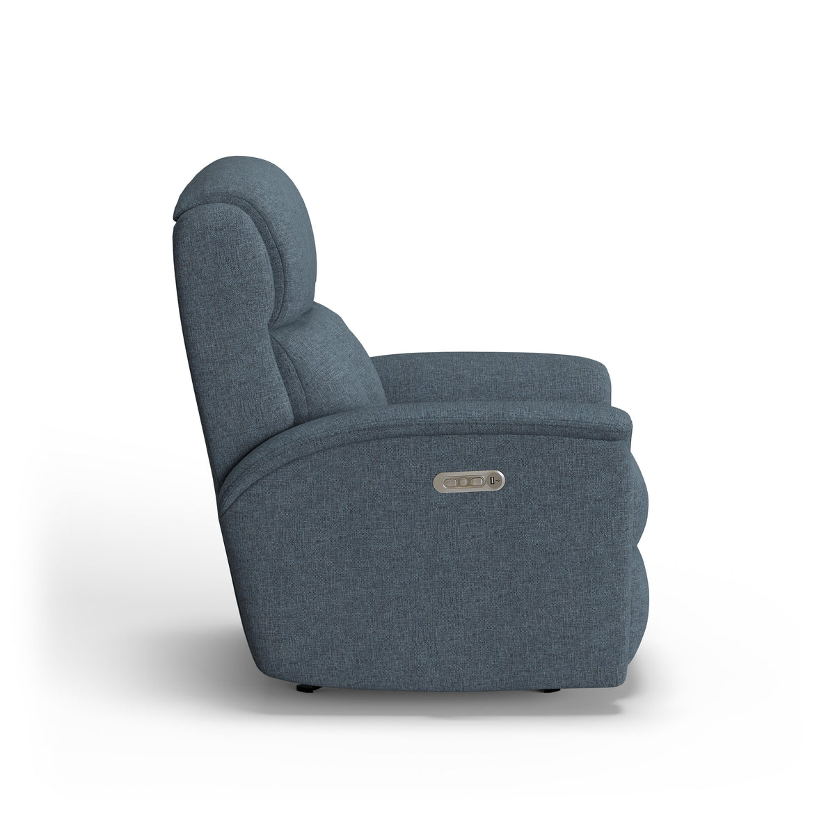 Luna Transitional Fabric Power Recliner With Power Headrest | Flexsteel