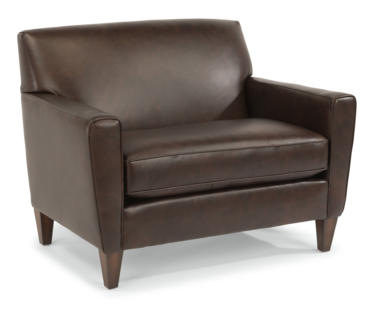 Digby Leather Chair And a Half | Flexsteel