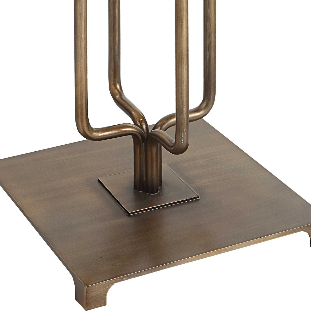 Link Brushed Gold Floor Lamp by Uttermost - View 7