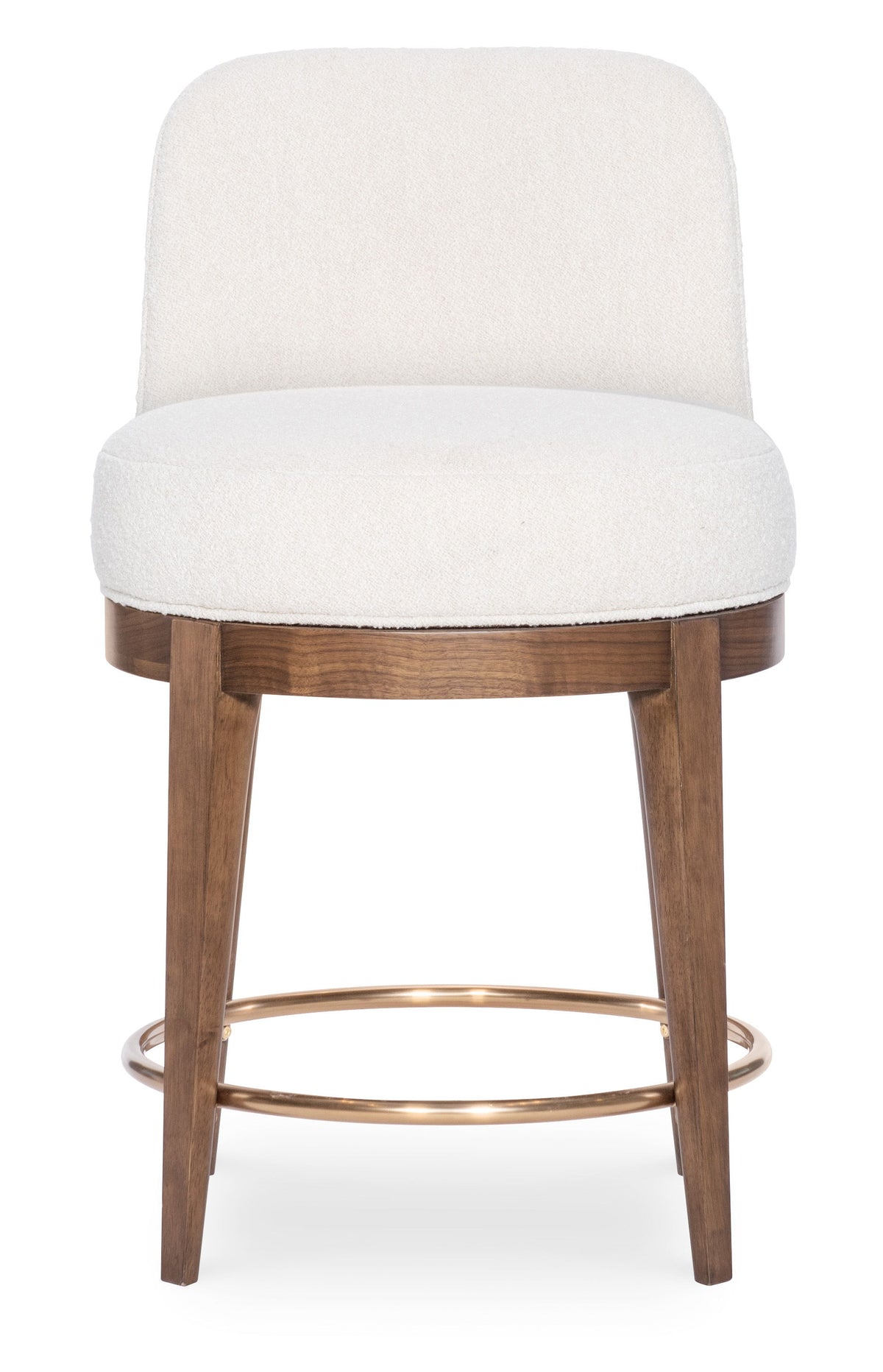 Eleana Counter Stool - Beige / Dark Brown by Hooker Furniture - View 3