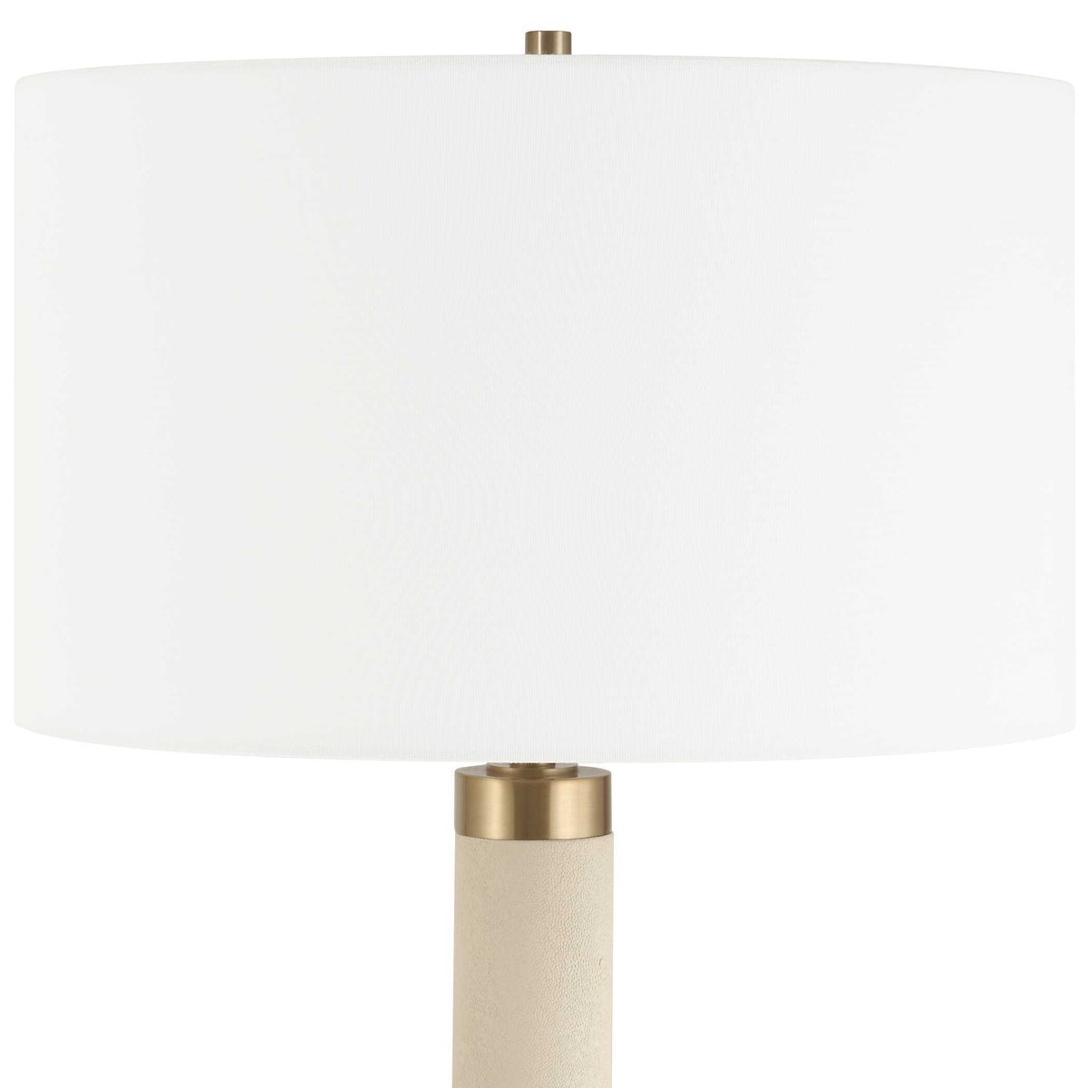Wessex Floor Lamp - Gold / White by Uttermost - View 4