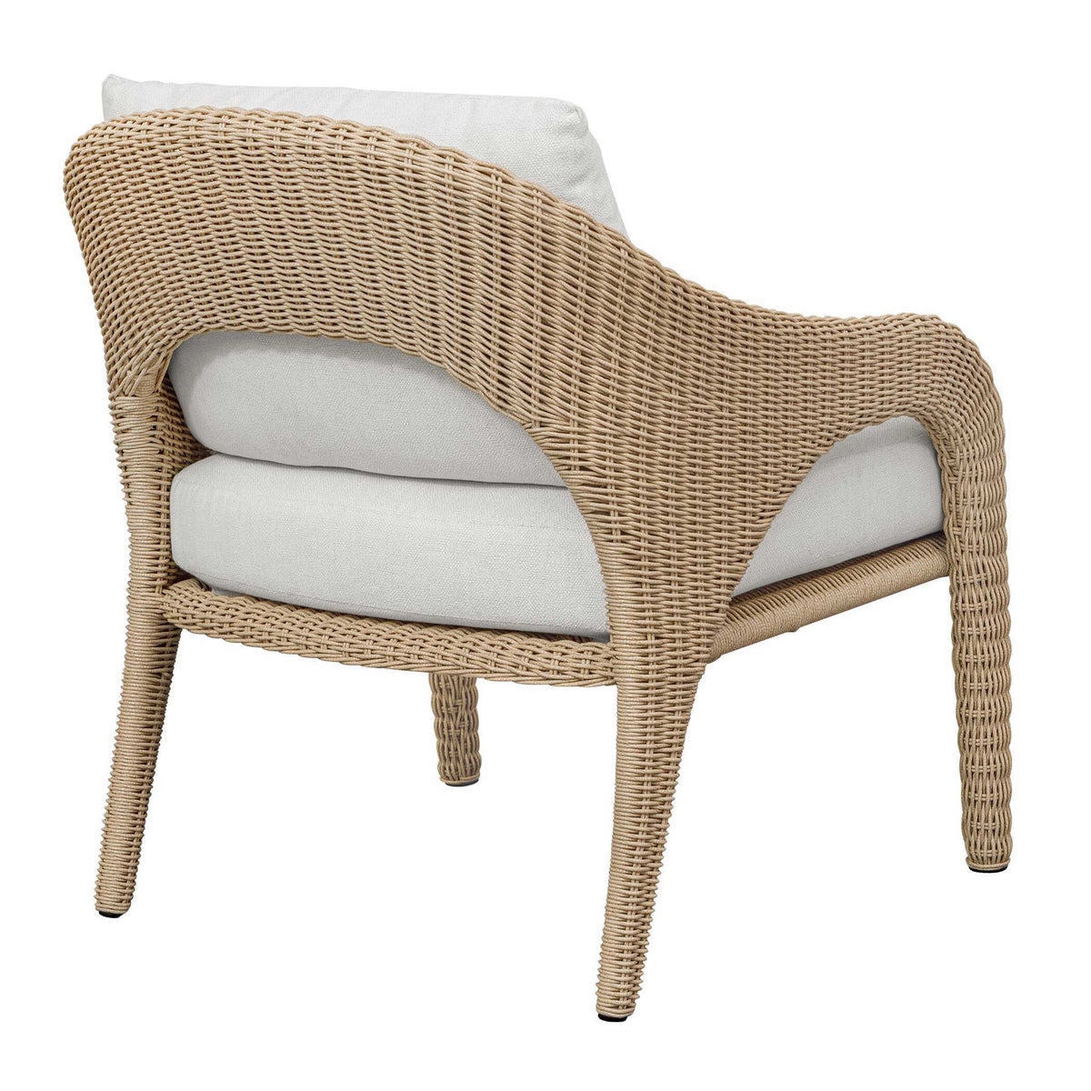 Kavali Outdoor Wicker Lounge Chair Woodtone - Light Brown by Uttermost - View 8