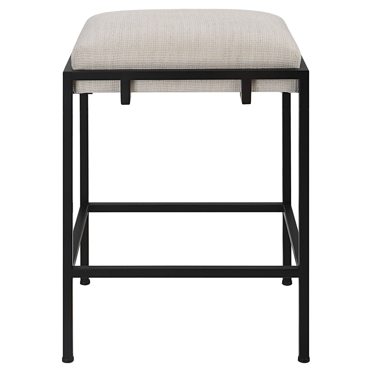 Paradox Counter Stool - White / Black by Uttermost - View 1