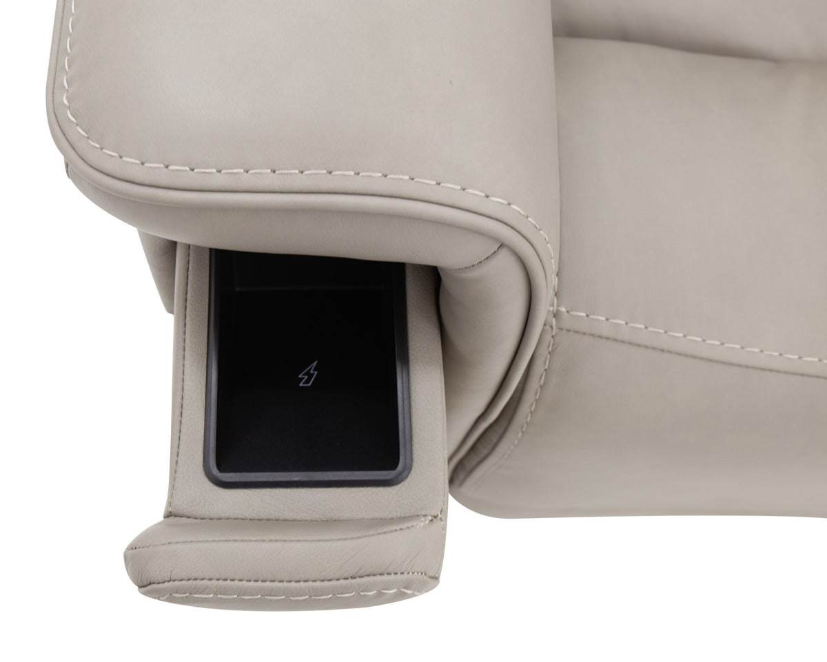 Lyra Lift Chair With Power Recline, Headrest And Lumbar - Gray by Hooker Furniture - View 2