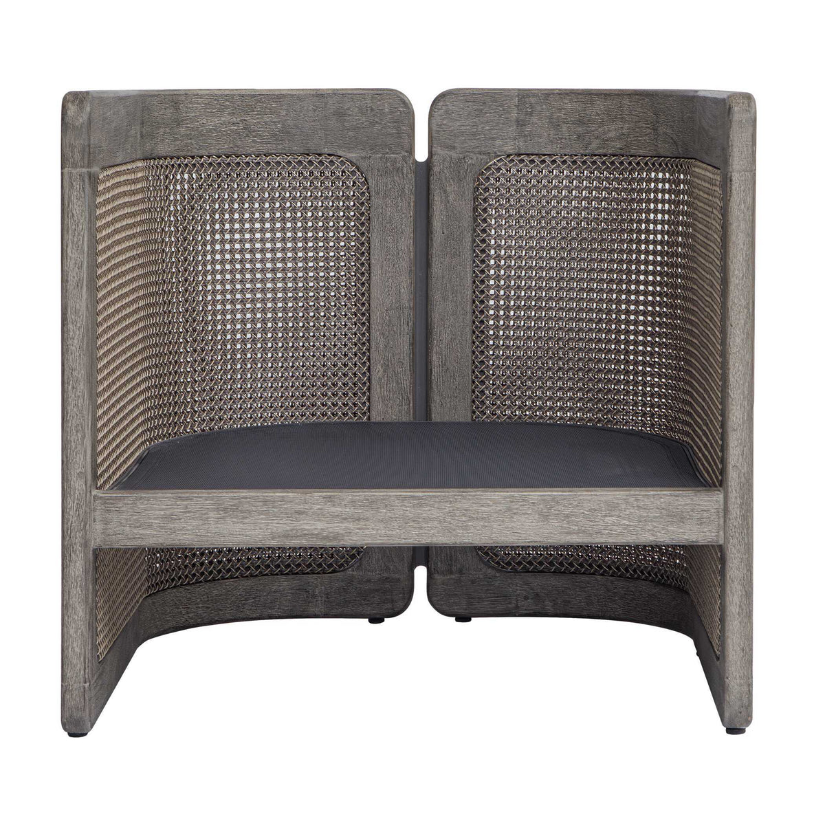 Dartmoor Outdoor Barrel Chair Weathered Gray - Light Gray by Uttermost - View 12