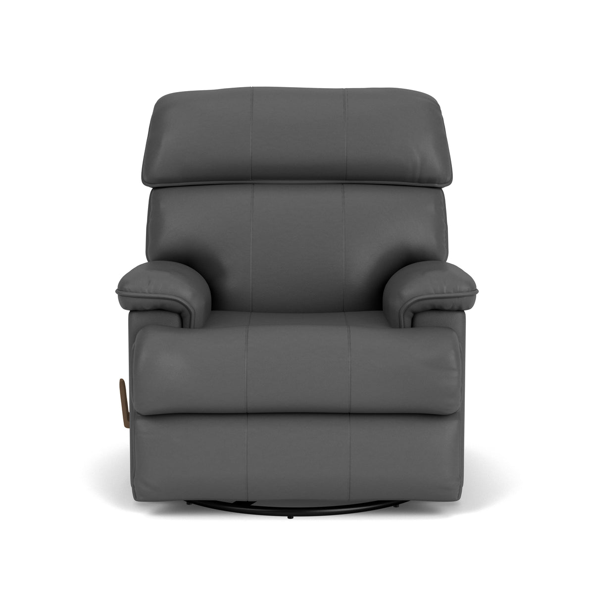 Geneva Transitional Leather Swivel Gliding Recliner | Flexsteel