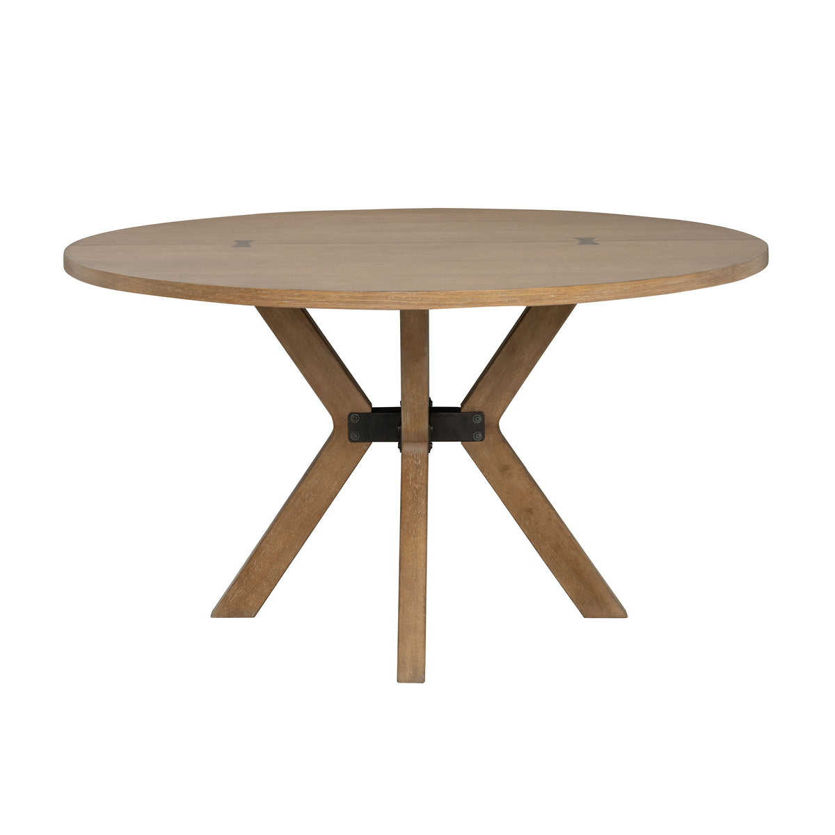 Millwork Round Dining Table - Light Brown | Flexsteel