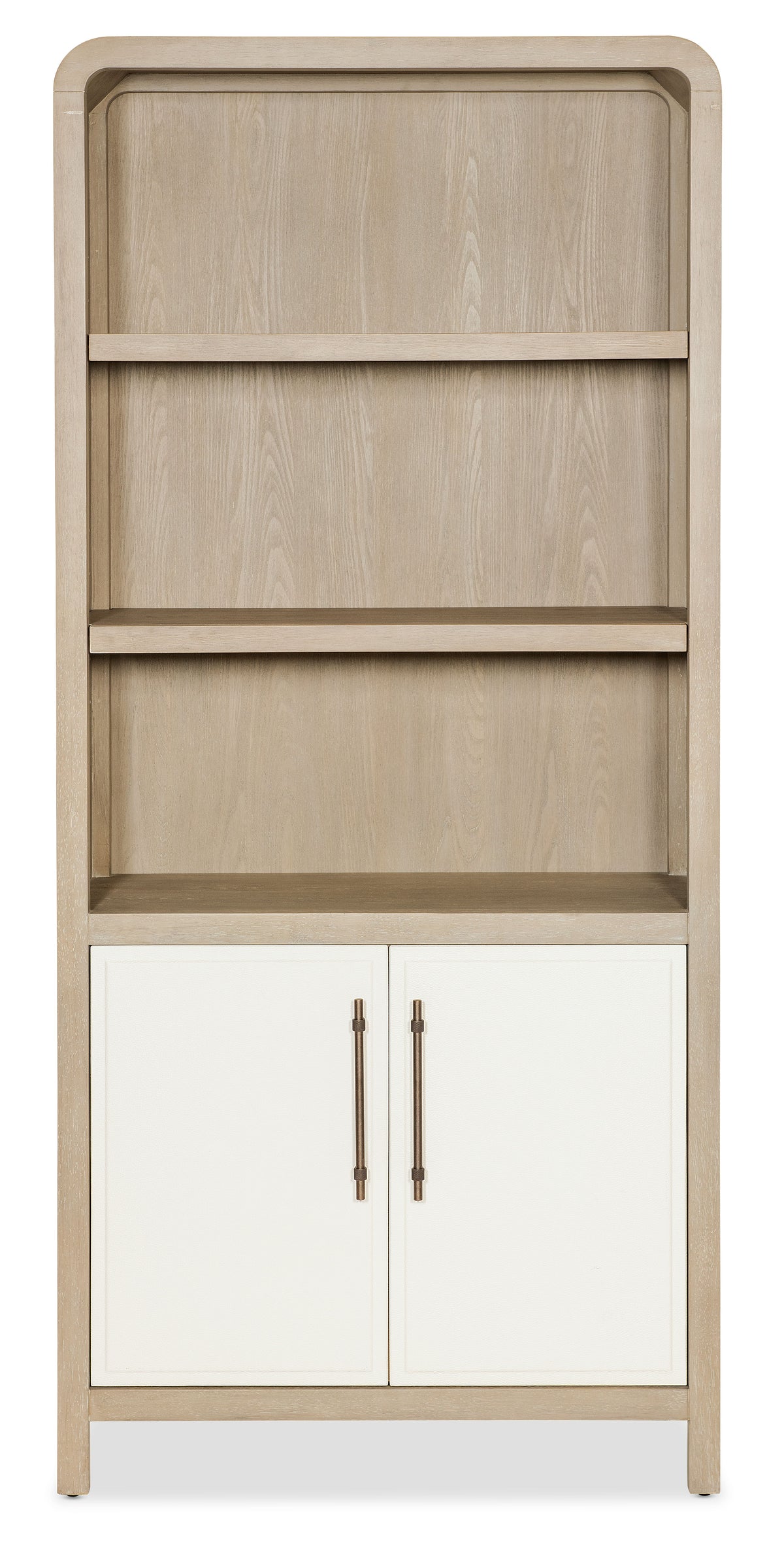 Wood Bookcase - Light Brown / White by Hooker Furniture - View 9