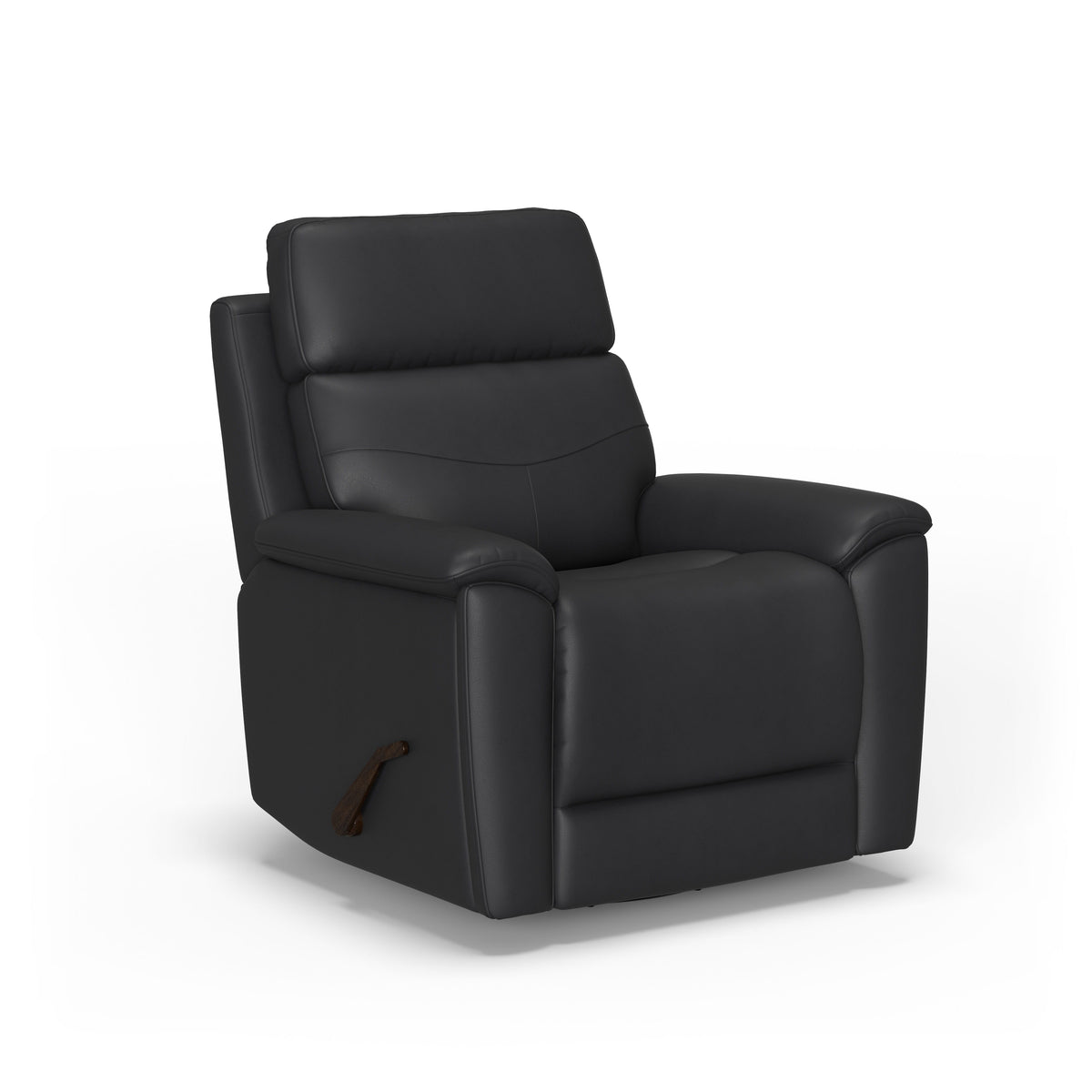 Refined Transitional Leather Swivel Gliding Recliner | Flexsteel