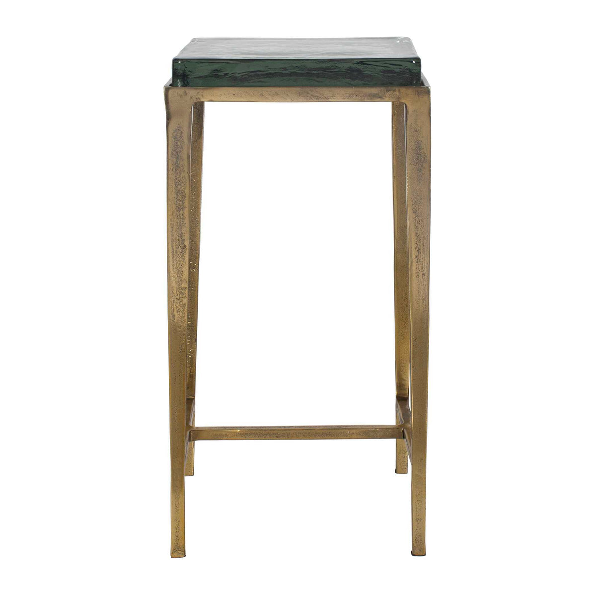 Preston Square Accent Table Brass,Gold - Black / Gold by Uttermost - View 4