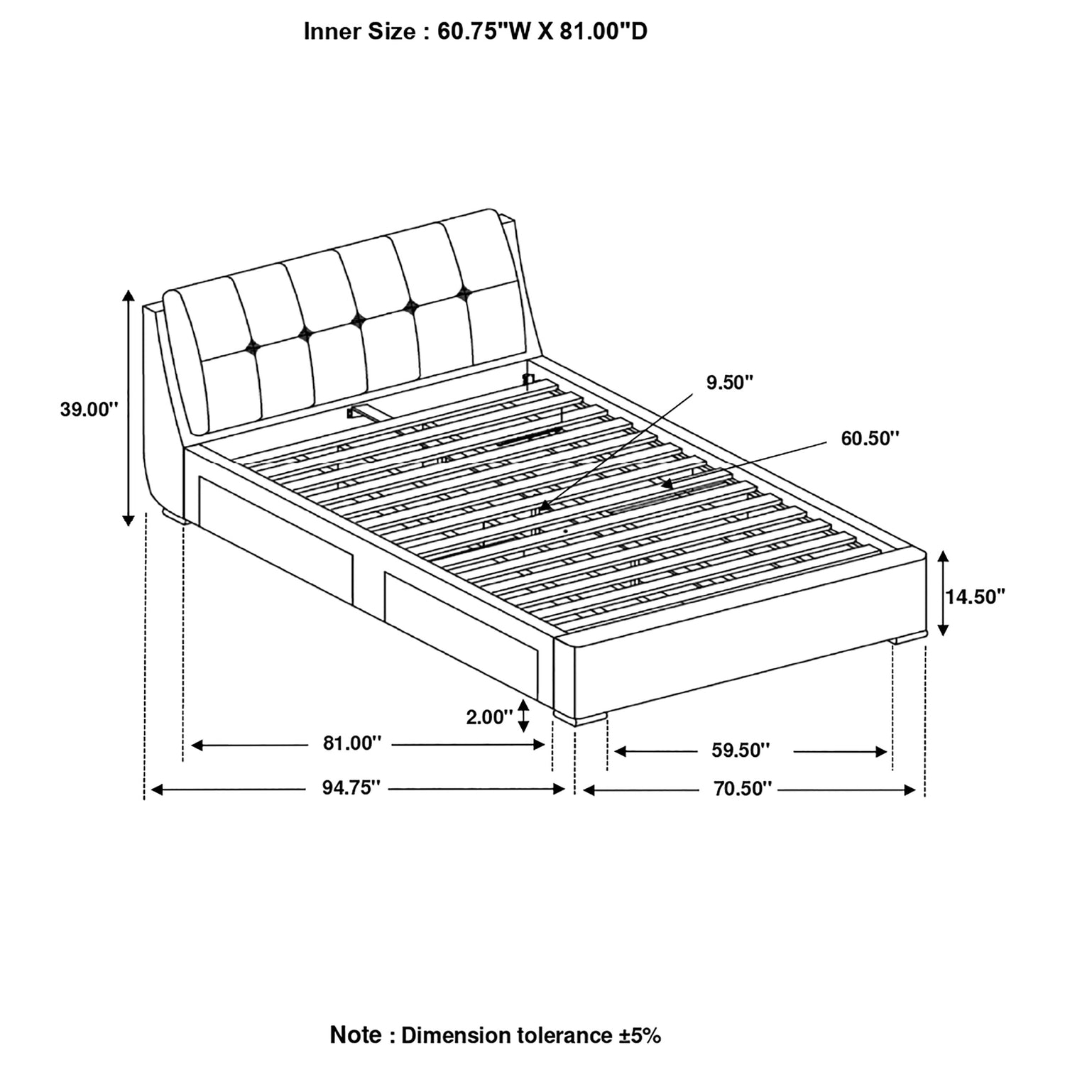 Queen Storage Bed - Fenbrook Upholstered Queen Storage Panel Bed Grey