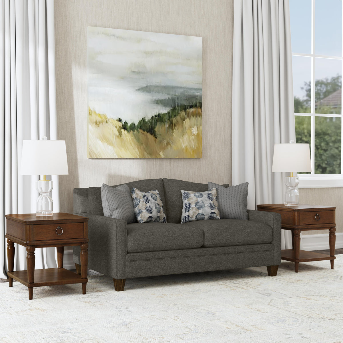 Lottie Fabric Loveseat | Flexsteel