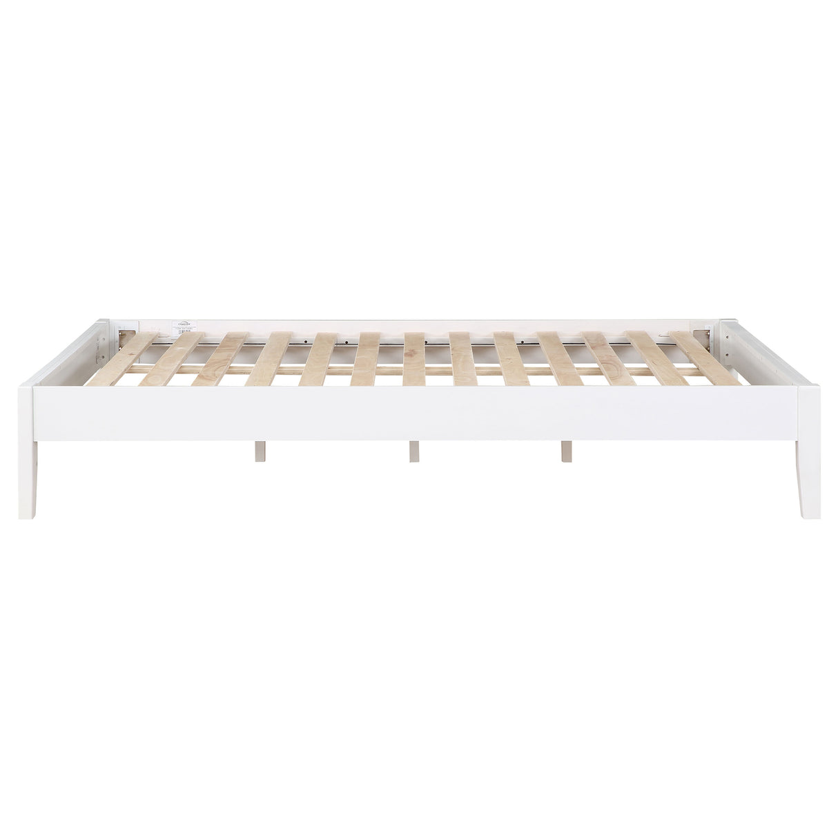 California King Bed - Hounslow Platform California King Bed White