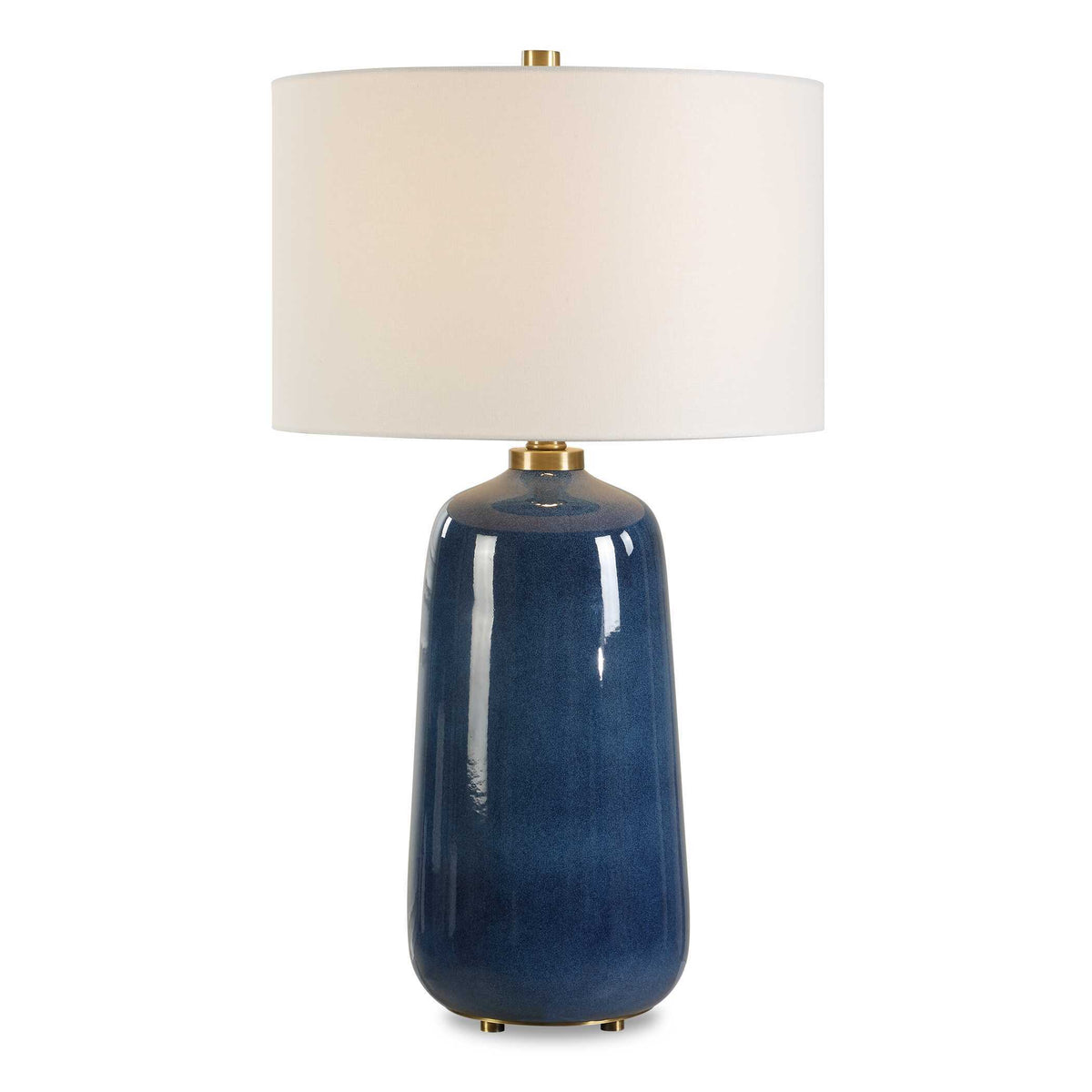 Brae Glaze Table Lamp - Blue by Uttermost - View 1