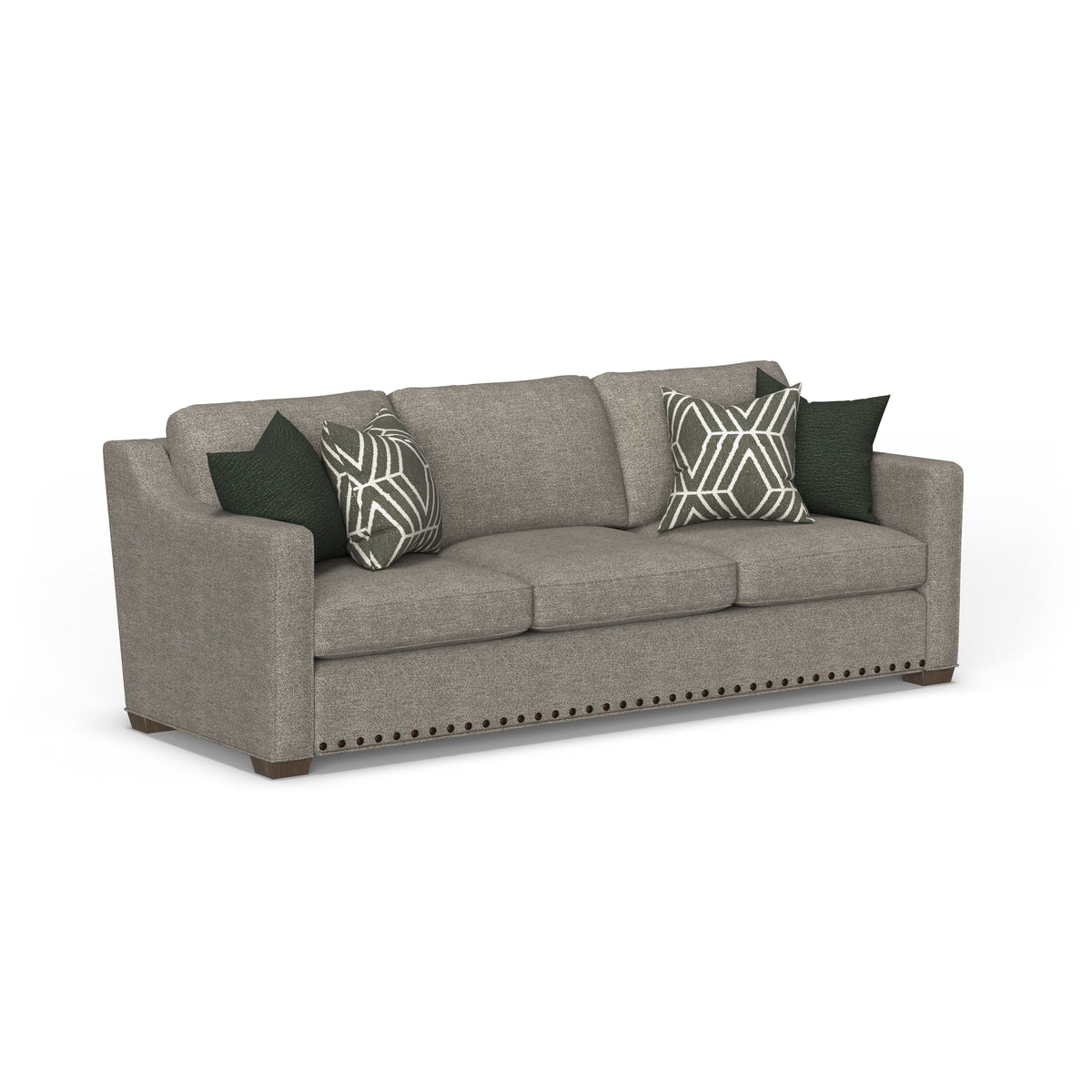 Milo Fabric Sofa With Nailhead Trim | Flexsteel