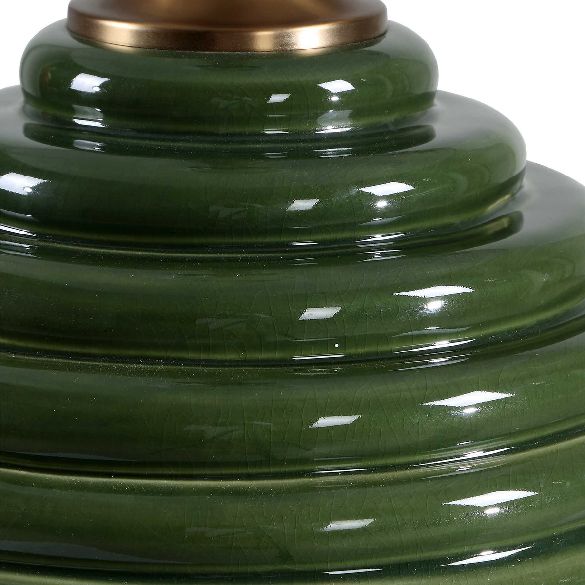 McKay Table Lamp - Dark Green by Uttermost - View 6