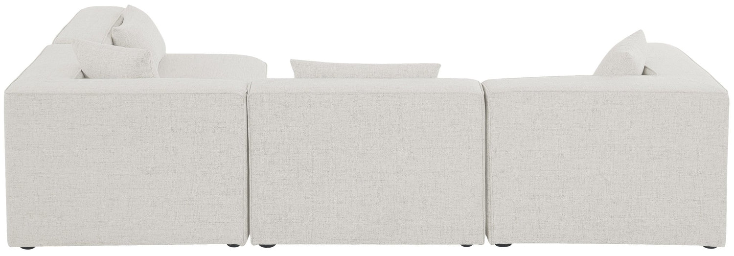 Cube - Modular Sectional 4 Piece - Cream | Home Elegance USA