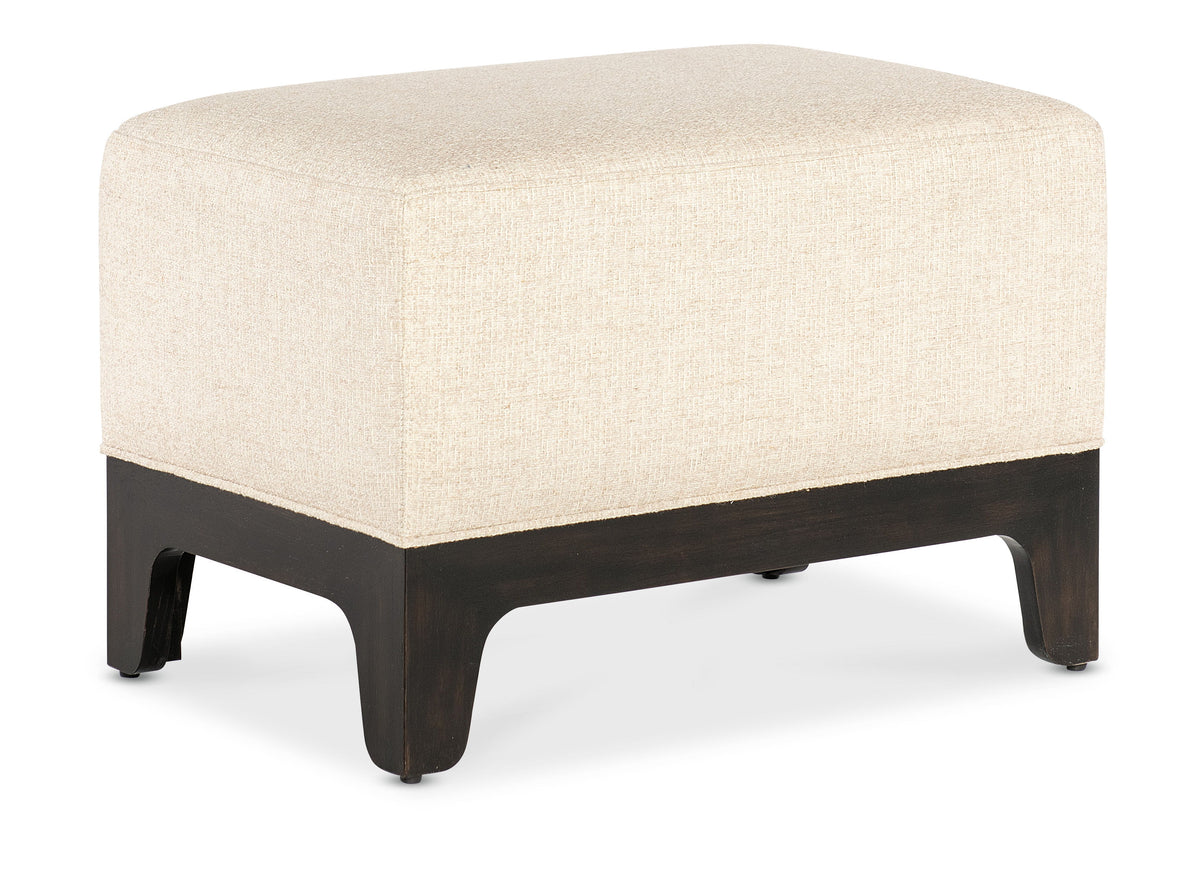 Archives Ottoman - Beige / Black by Hooker Furniture - View 1