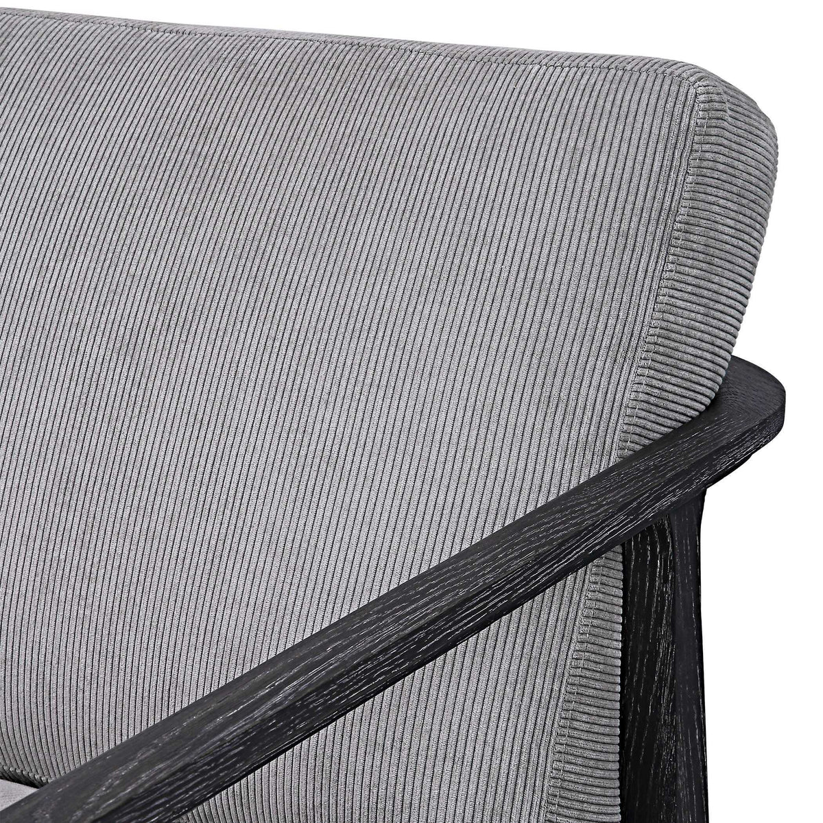 Brunei Modern Accent Chair - Light Gray by Uttermost - View 8