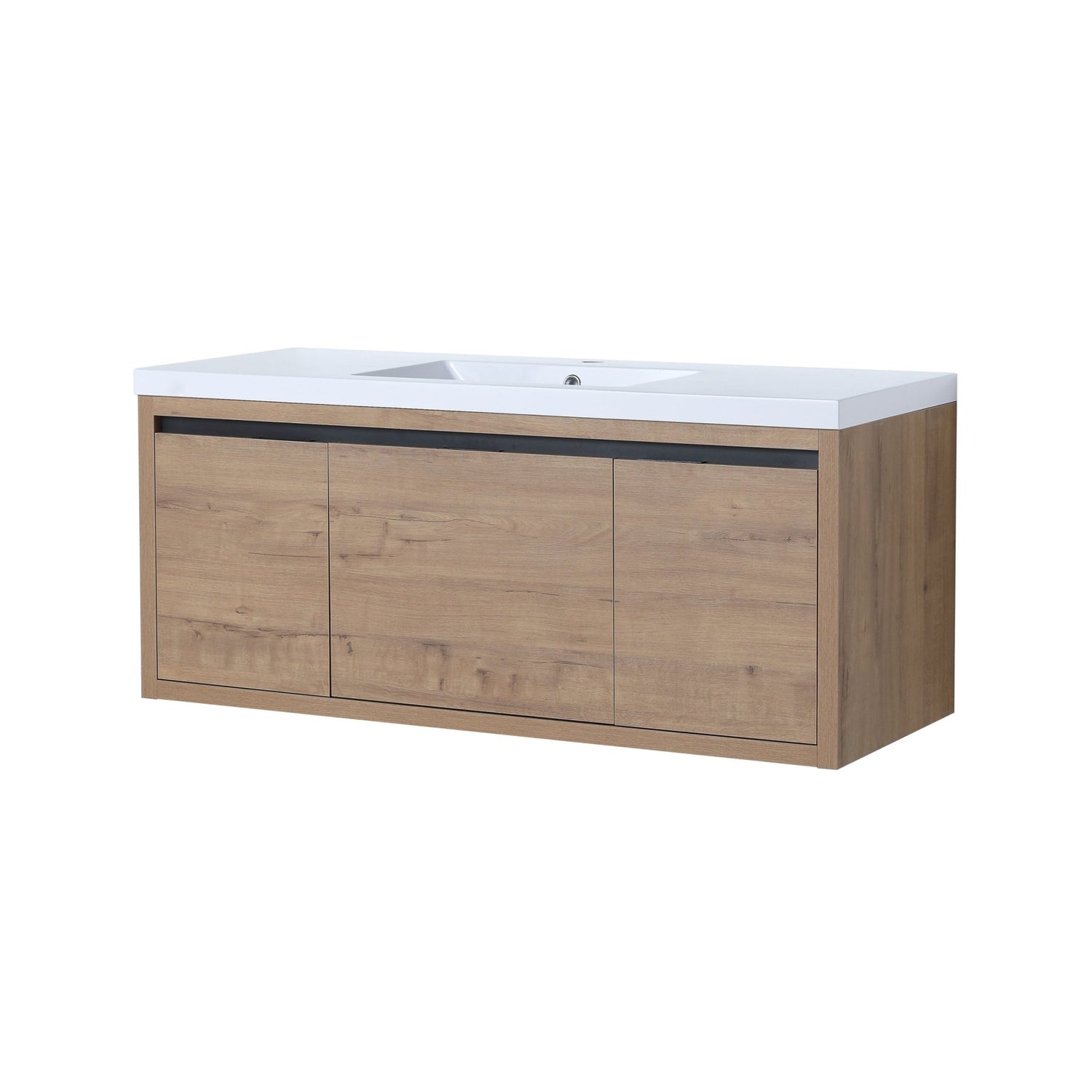 48 Inch Bathroom Cabinet With Sink,Soft Close Doors and Drawer,Float Mounting Design,48x18 - BVC00948IMO(KD - Packing) | Home Elegance USA