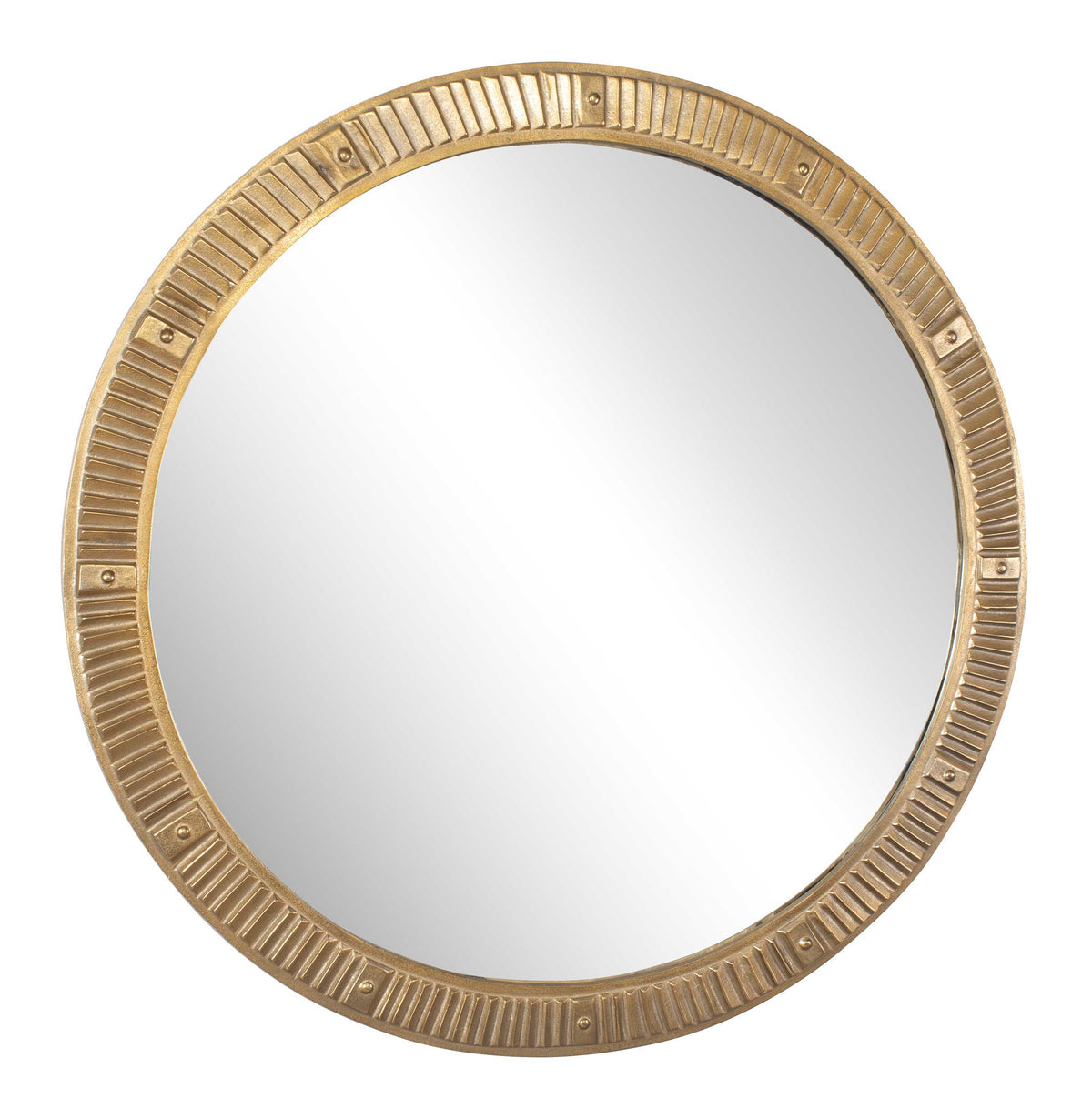 Heart Of Gold Round Mirror by Uttermost - View 3