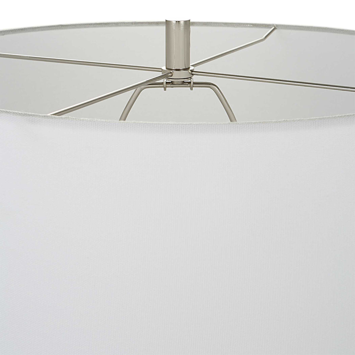 Breton Nautical Stripe Table Lamp - White by Uttermost - View 7