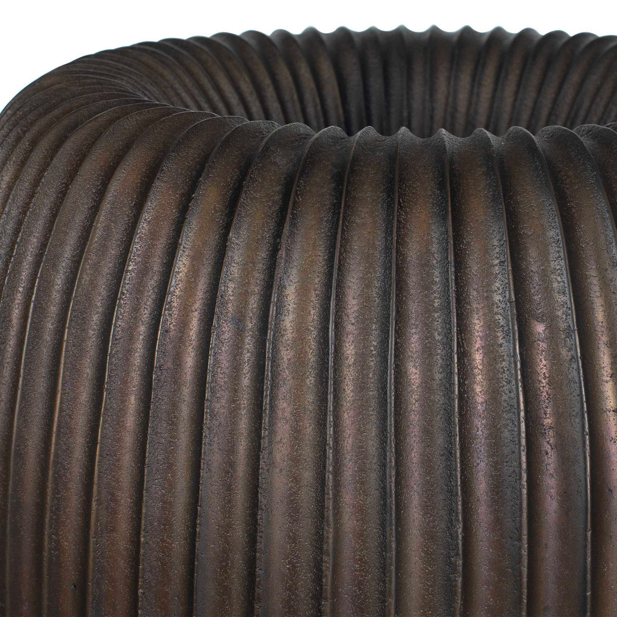 Vector Ridge Indoor-Outdoor Planter - Bronze by Uttermost - View 4
