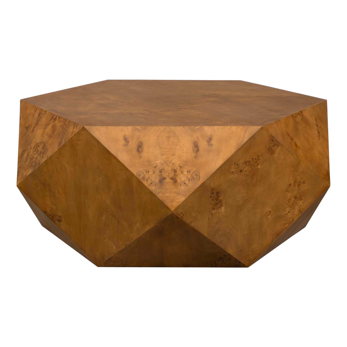 Hughes Geometric Coffee Table - Dark Brown by Uttermost - View 4