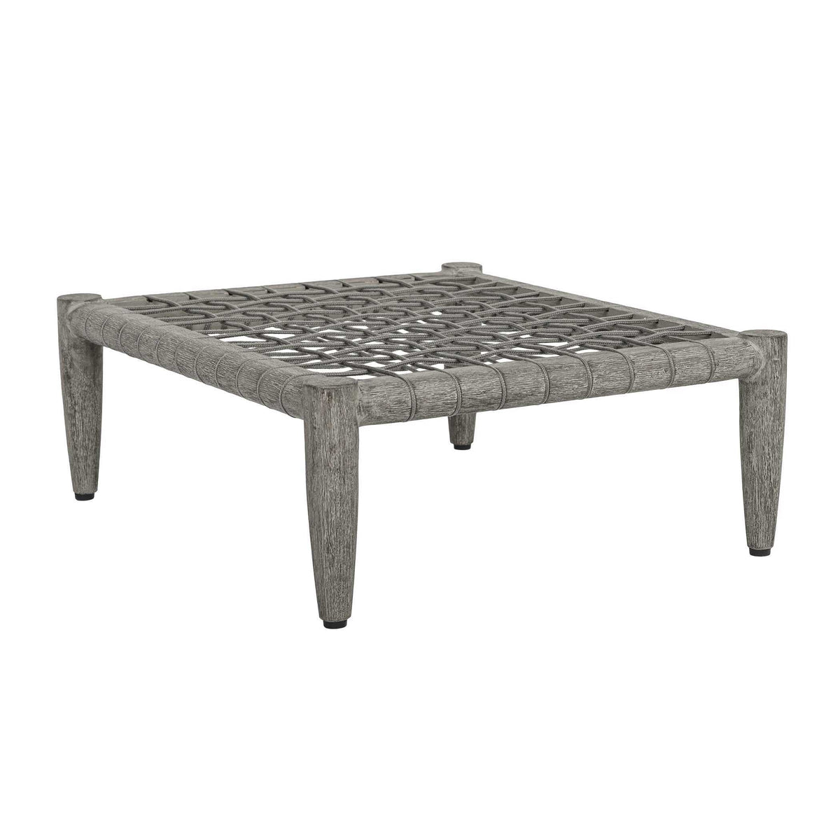 Borneo Outdoor Ottoman Dove - Light Gray by Uttermost - View 6