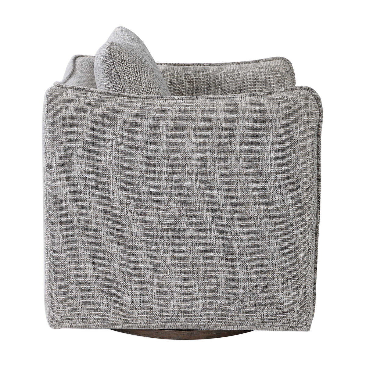Corben Swivel Chair - Gray by Uttermost - View 3