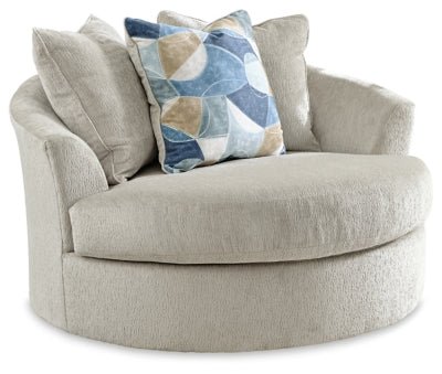 Ashley Stone Maxon Place Oversized Swivel Accent Chair | Home Elegance USA