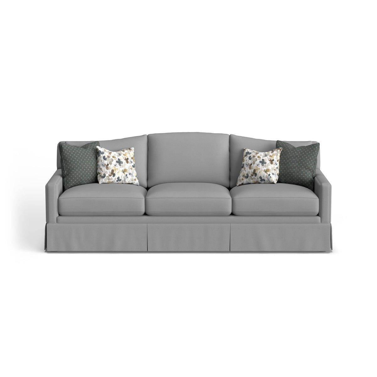 Lottie Fabric Sofa With Skirt Trim | Flexsteel