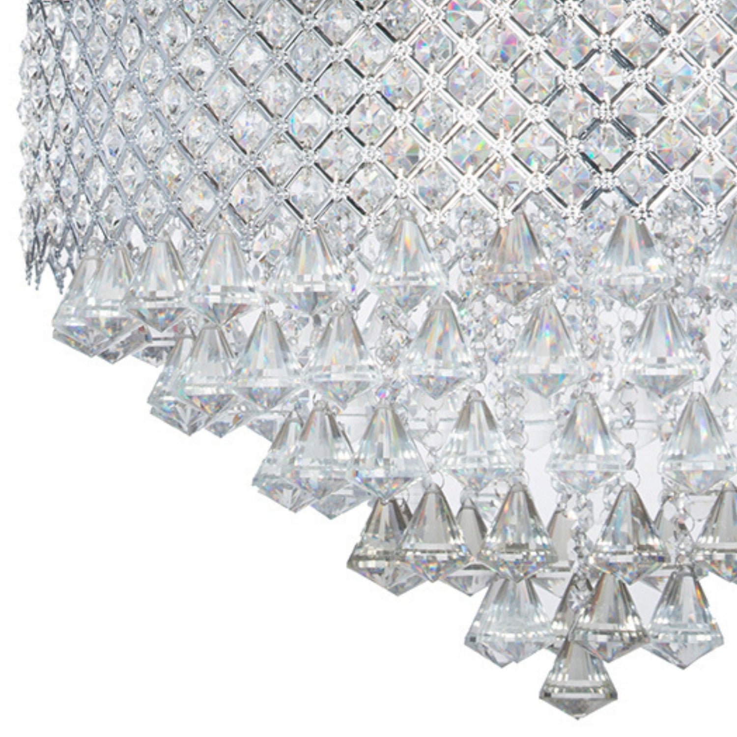 Cinderella Crystal Round Chandelier // 12 Light  | Finesse -  Home Elegance USA