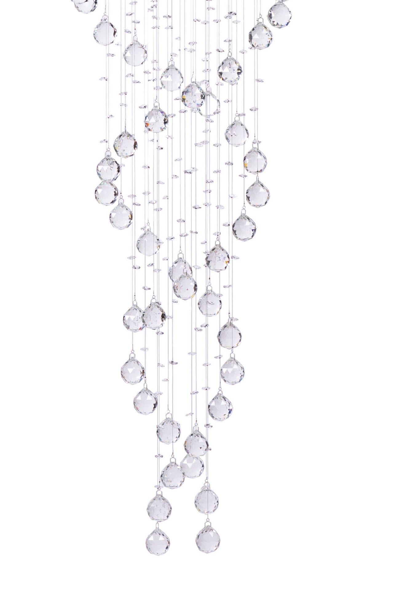 Crystal Chandelier Double Helix// 12 Light  | Finesse
