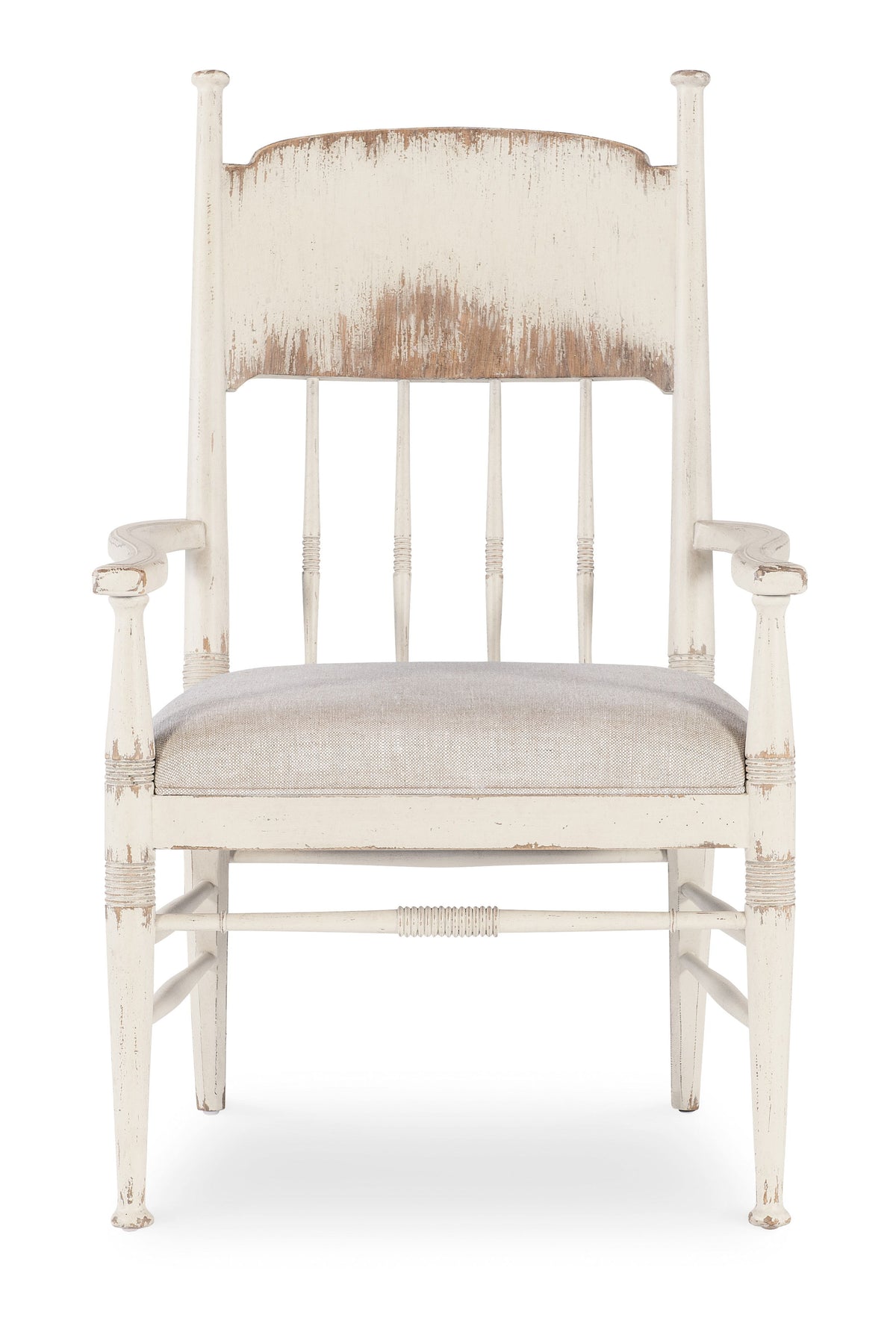Americana Upholstered Seat Arm Chair (Set of 2) - White by Hooker Furniture - View 9